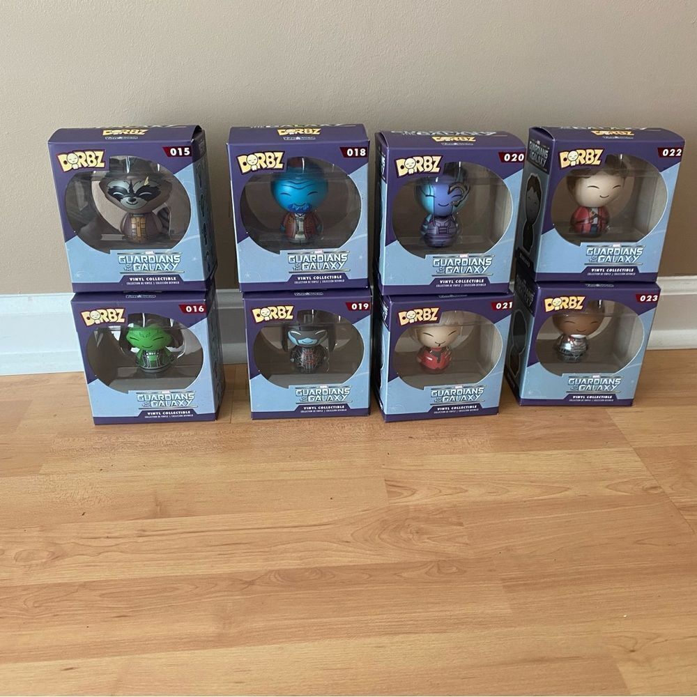 Lot 8 Marvel Guardians of the Galaxy DORBZ Vinyl Collectibles NIB
